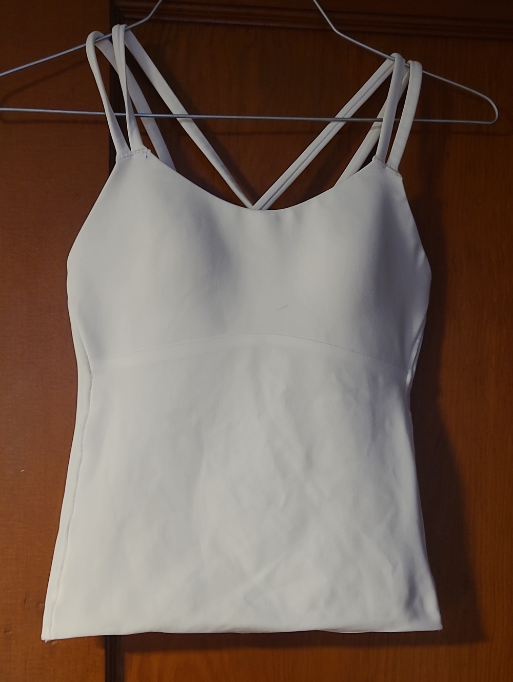 White Double-Strap Camisole Top - Sleek Summer Layering